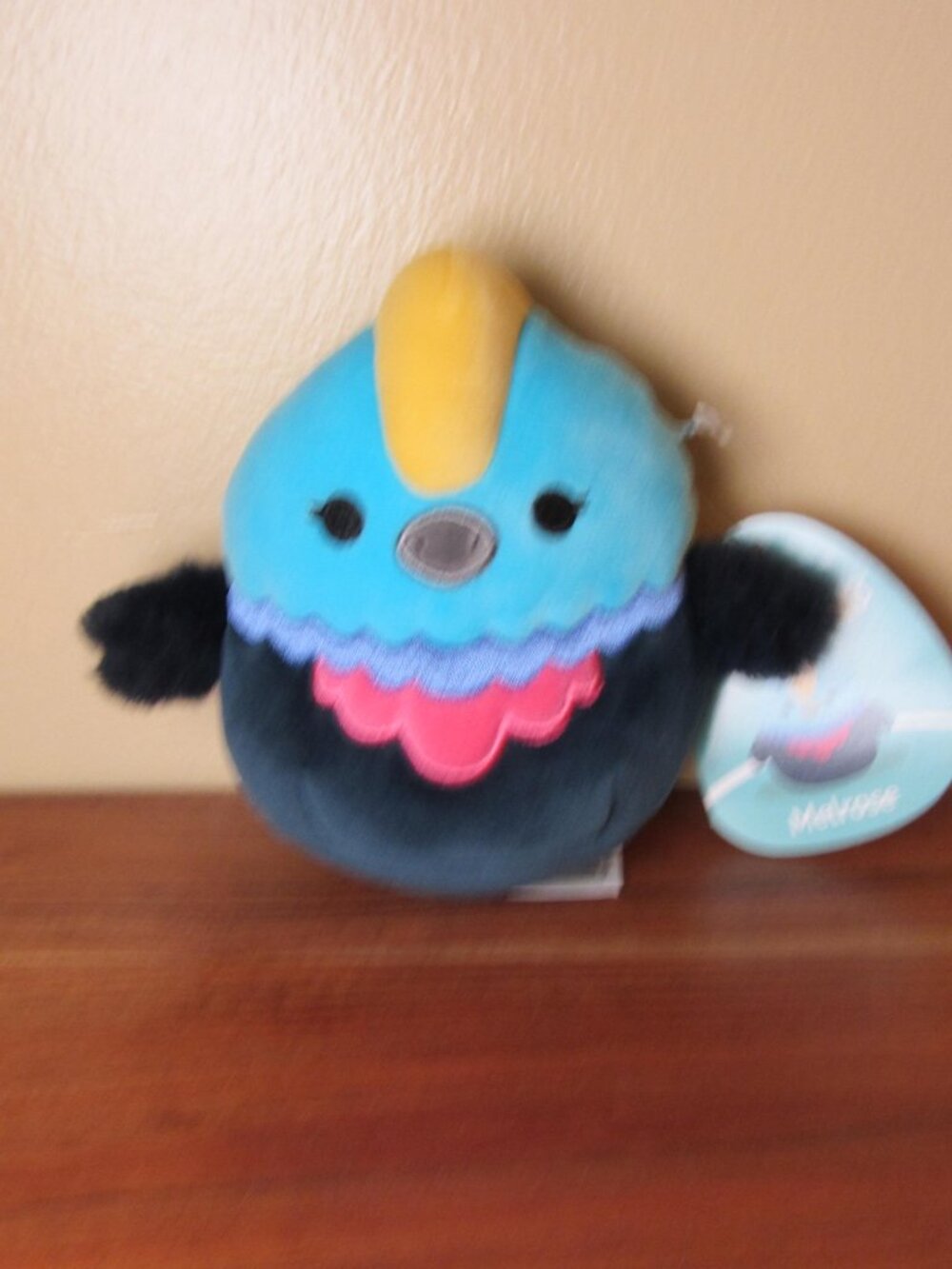 plush squishmallows 6" melrose cassowary bird NWT 2023 (W6761)